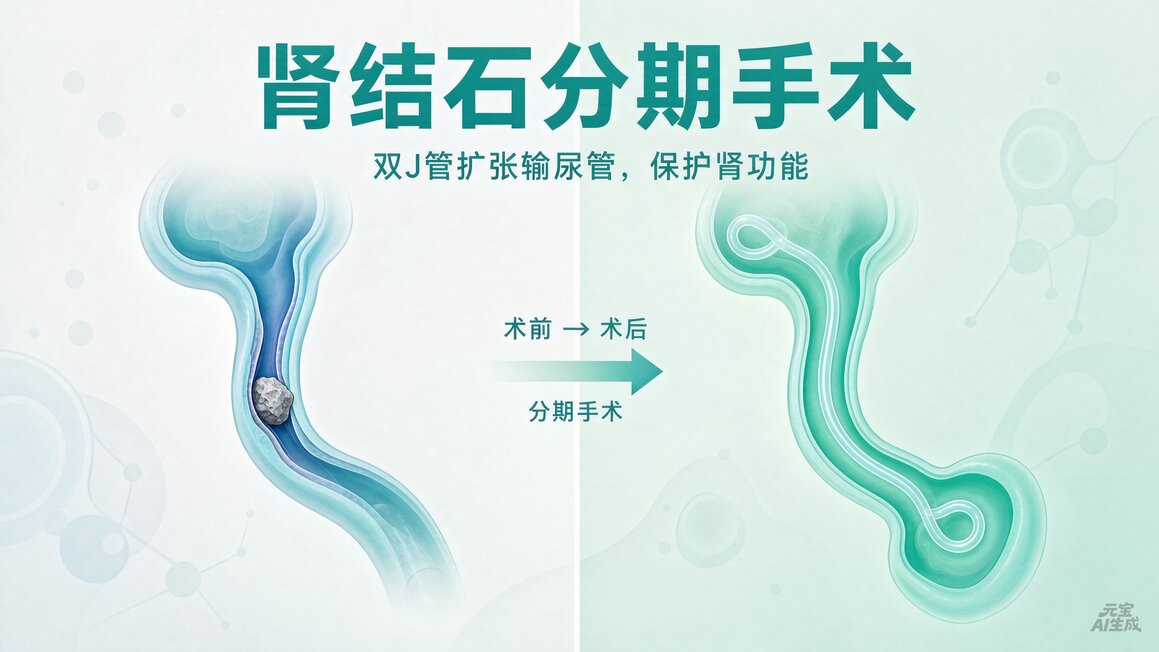 输尿管狭窄与双J管扩张对比